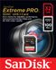 Карта пам'яті SanDisk SD 32GB C10 UHS-I U3 R100/W90MB/s Extreme Pro V30 (SDSDXXO-032G-GN4IN)