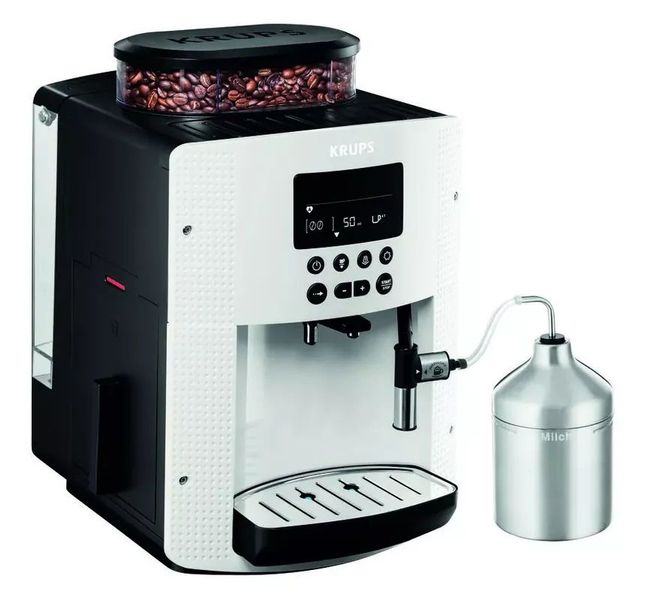 Кофемашина Krups Essential, 1.7л, зерно, автомат.капуч, белый (EA816170) EA816170 фото