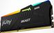 Пам'ять ПК Kingston DDR5 16GB 5200 Beast Black RGB (KF552C40BBA-16)