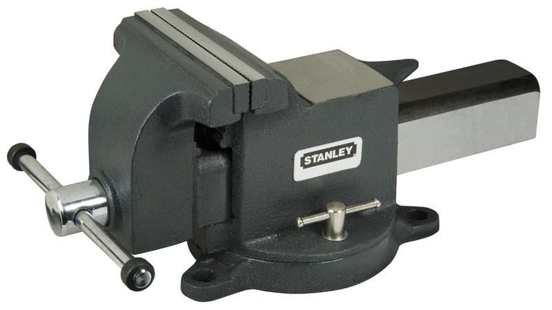 Тиски Stanley MaxSteel, поворотные, чугунные, 95х125мм, 18кг (1-83-067) 1-83-067 фото
