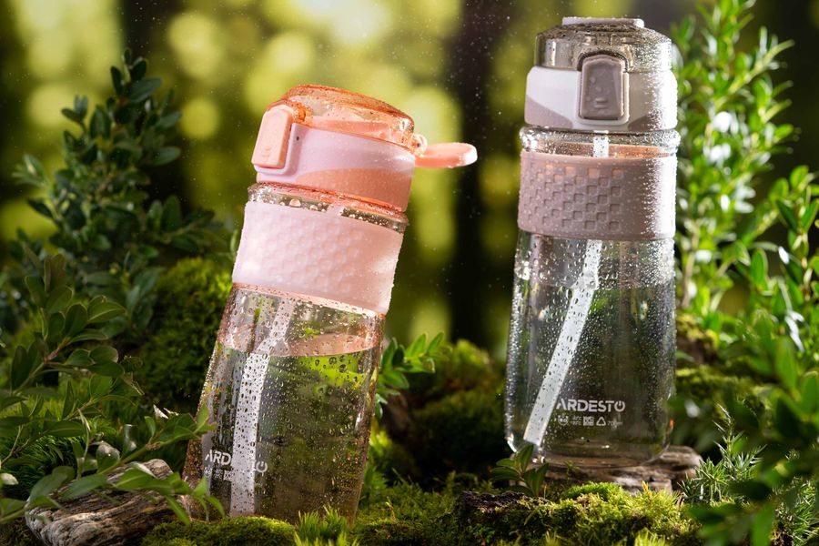 Пляшка для води Ardesto Energy 700 мл, рожева, пластик (AR2270PP) AR2270PP фото