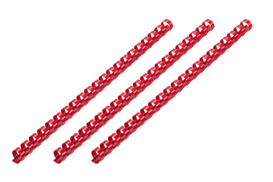 Пластикові пружини для біндера 2E, 14мм, червоні, 100шт (2E-PL14-100RD) 2E-PL14-100RD фото
