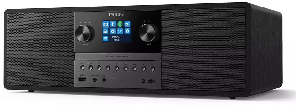 Мікросистема Philips 2.0, 50W, Spotify, LCD 2.4", FM/DAB+, MP3-CD, USB, Wireless (TAM6805/10) TAM6805/10 фото
