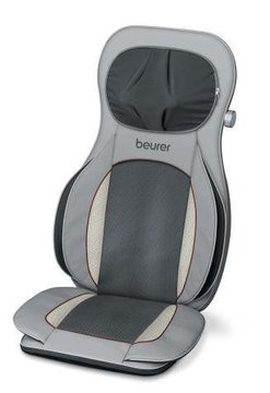 Масажер Beurer для тіла, від мережі, накидка на сидіння 3 в 1, авто адаптер, сірий MG_320 фото
