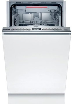 Посудомийна машина Bosch вбудовувана, 10компл., A+, 45см, дисплей, 3й кошик, білий (SPH4EMX28K) SPH4EMX28K фото
