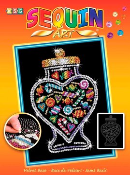 Набор для творчества ORANGE Candy Jar Sequin Art (SA1505) SA1505 фото