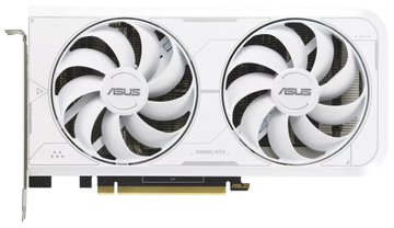 Відеокарта ASUS GeForce RTX 3060 Ti 8GB GDDR6X DUAL OC білий DUAL-RTX3060TI-O8GD6X-WHITE (90YV0IP2-M0NA00) 90YV0IP2-M0NA00 фото