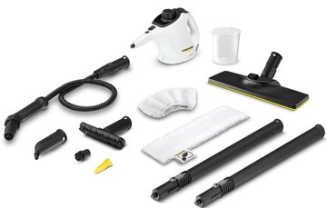 Пароочиститель Karcher SC 1 EasyFix Premium, 1200Вт, 200мл, 3Бар, бело-черный (1.516-375.0) 1.516-375.0 фото