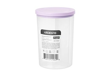 Контейнер для сипучих Ardesto Fresh 3 в 1, 3 х 0,75 л, ліловий, пластик (AR1375LP) AR1375LP фото