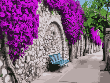 Картина по номерам. Art Craft "Бугенвиллия в Афинах" 40*50 см 10522-AC 10522-AC фото