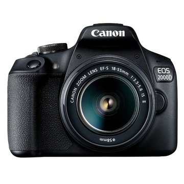 Цифр. фотокамера зеркальная Canon EOS 2000D + объектив 18-55 IS II 2728C008 фото