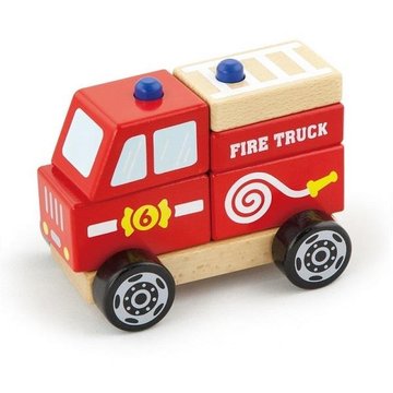 Деревянная пирамидка Viga Toys Пожарная машинка (50203) 50203 фото