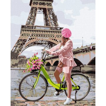 Картина за номерами "Прогулянка Парижем" Ідейка 40х50 см Картина номерами "Прогулянка Парижем" Ідейка 40х50 см (KHO4823) KHO4823 фото