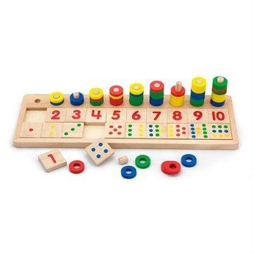 Дерев'яний навчальний набір Viga Toys Цифри і рахування (59072) 59072 фото
