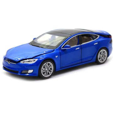 Машинка инерционная "Tesla Model S" Автопром 6614 1:32 Синий (6614(Blue)) 6614(Blue) фото