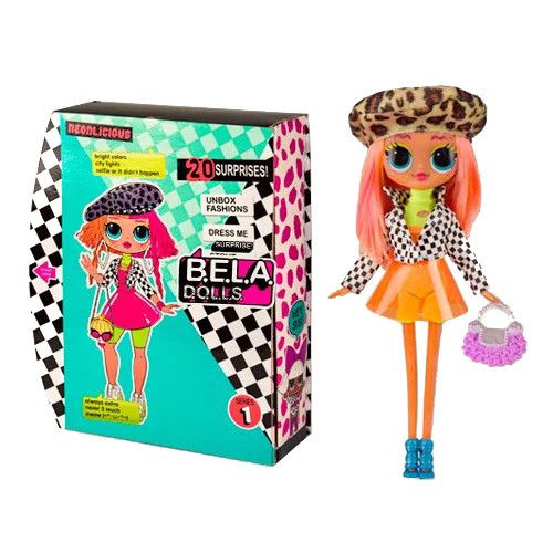 Игровой набор с куклой "Bela Dolls" BL1150 Neonlicious (BL1150-2) BL1150-2 фото