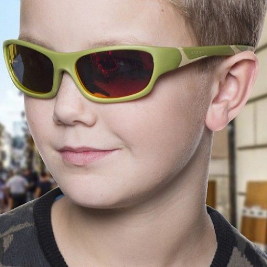 Детские солнцезащитные очки Koolsun цвета хаки серии Sport (Размер: 6+) (SPOLBR006) KS-SPBLSH006 фото