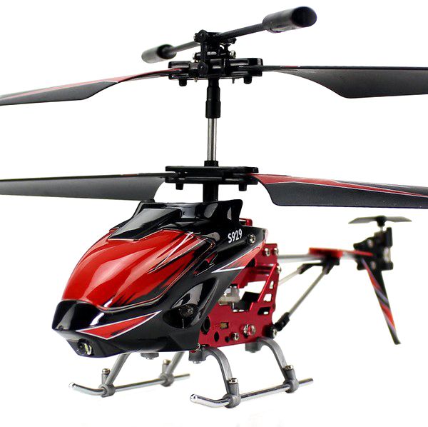 Вертоліт на пульті 3-к р/к мікро WL Toys S929 з автопілотом (червоний) WL-S929r фото