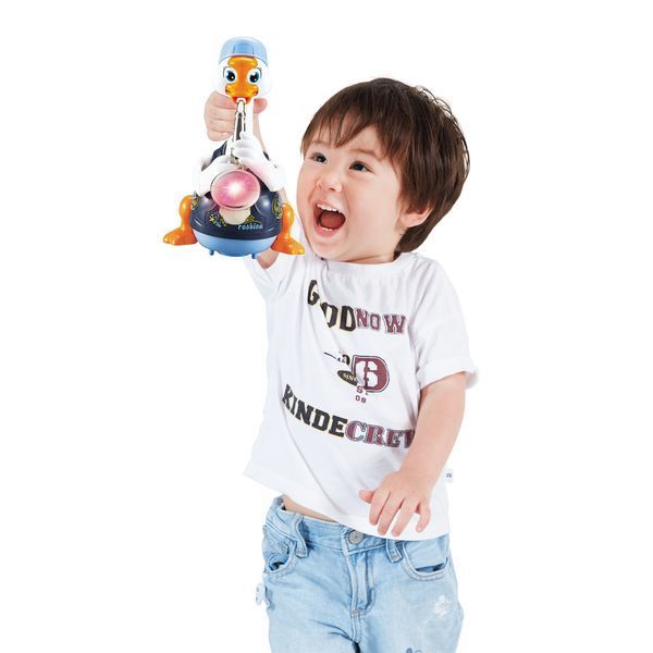 Інтерактивна музична іграшка Hola Toys Гусь-саксофоніст, синій (6111-blue) 6111-blue фото