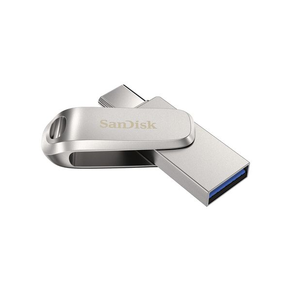 Накопичувач SanDisk 128GB USB 3.1 Type-A + Type-C Dual Drive Luxe (SDDDC4-128G-G46) SDDDC4-128G-G46 фото