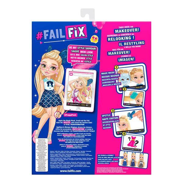Игровой набор с куклой FAILFIX серии "TOTAL Makeover" - ШКОЛЬНИЦА (12804) 12804 фото