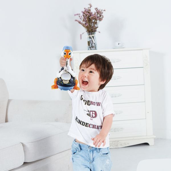 Інтерактивна музична іграшка Hola Toys Гусь-саксофоніст, синій (6111-blue) 6111-blue фото