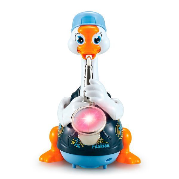 Інтерактивна музична іграшка Hola Toys Гусь-саксофоніст, синій (6111-blue) 6111-blue фото