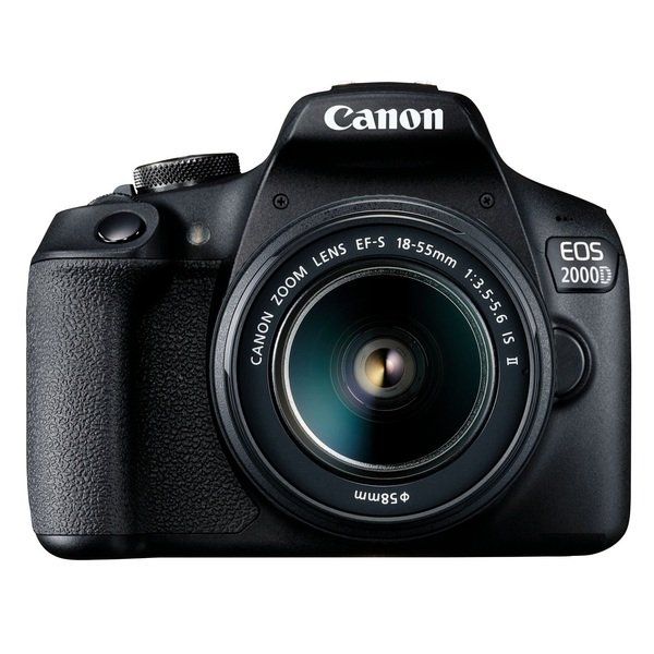 Цифр. фотокамера зеркальная Canon EOS 2000D + объектив 18-55 IS II (2728C008) 2728C008 фото