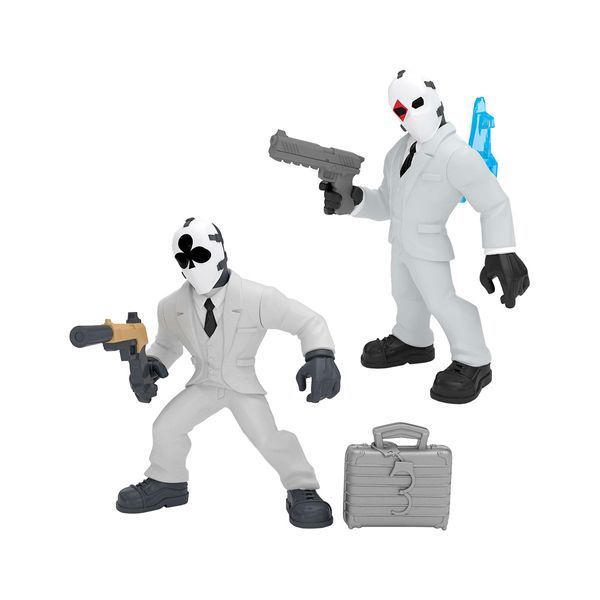 Набор игровых фигурок FORTNITE &ndash; КОЗЫРЬ С КРАСНОЙ МАСКОЙ БУБНЫ и КОЗЫРЬ С ЧЕРНОЙ МАСКОЙ ТРЕФЫ (63542) 63542 фото