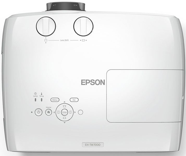 Проєктор домашнього кінотеатру Epson EH-TW7000 UHD, 3000 lm, 1.32-2.15 (V11H961040) V11H961040 фото