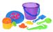 Набір для гри з піском з Літаючою тарілкою (фіолетове відро) (8 шт.) Same Toy HY-1205WUt-3 HY-1205WUt-1 фото
