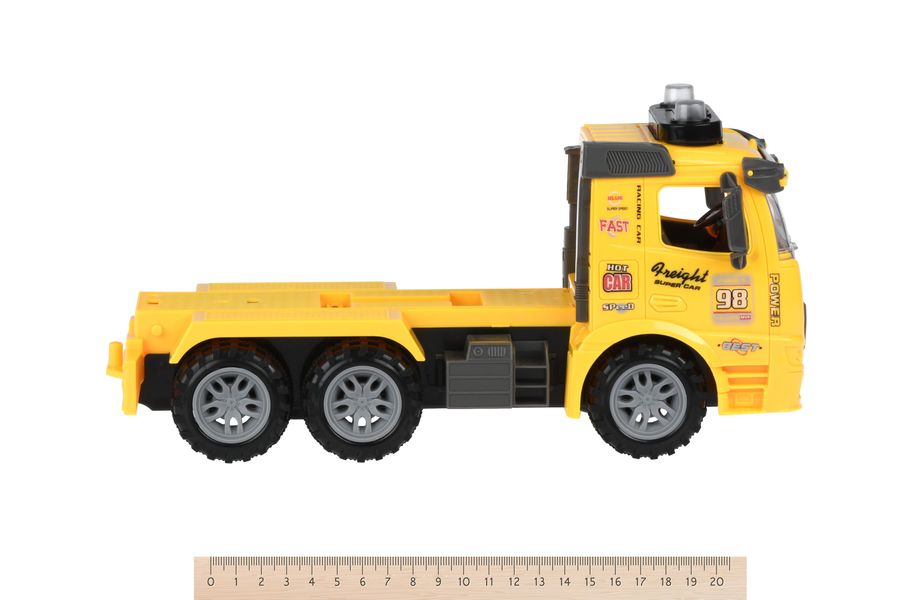 Машинка инерционная Truck Тягач (желтый) с трактором со светом и звуком Same Toy (98-615AUt-1) 98-615AUt-1 фото