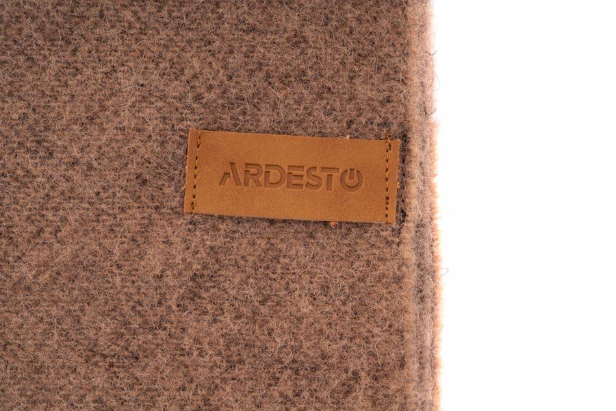 Плед Ardesto Leonardo Doubleface, 140x200см, 100% шерсть, шоколад-беж (ART0401LD) ART0401LD фото