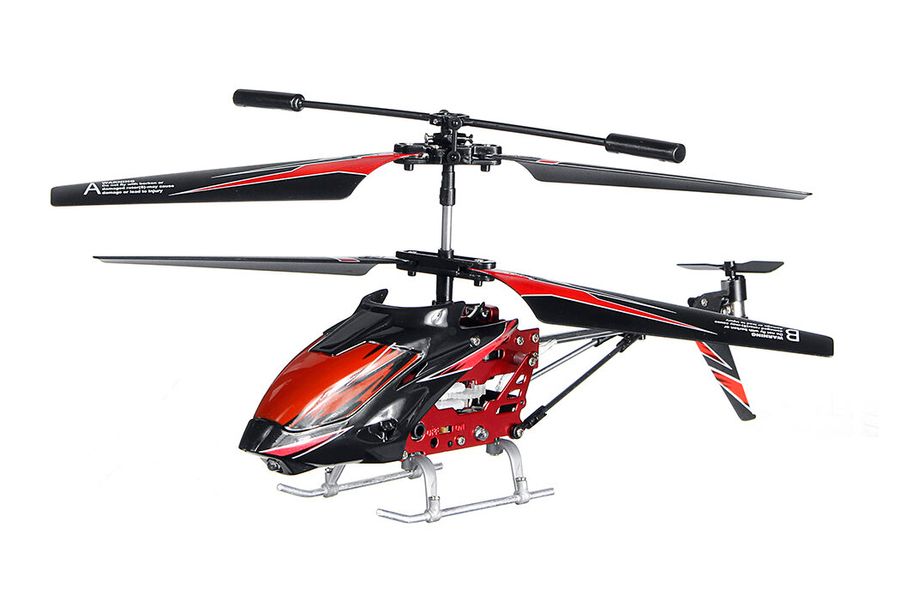 Вертоліт на пульті 3-к р/к мікро WL Toys S929 з автопілотом (червоний) WL-S929r фото