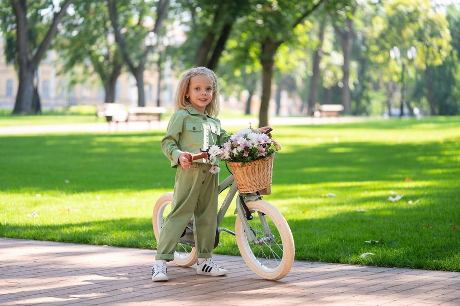 Дитячий велосипед MIQILONG RM 16" - Уцінка ATW-RM16-OLIVE фото