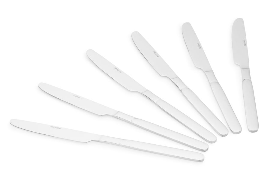 Набір столових ножів Ardesto Gemini Salerno, 6 приборів, нержавіюча сталь - Уцінка AR1906SK фото