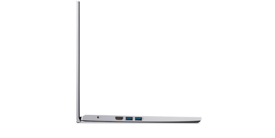 Ноутбук Acer Aspire 3 A315-59 15.6" FHD IPS, Intel i7-1255U, 16GB, F512GB, UMA, Lin, сріблястий (NX.K6SEU.00D) NX.K6SEU.00D фото