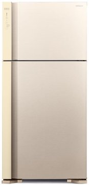 Холодильник Hitachi з верхн. мороз., 184x86х74, холод.відд.-405л, мороз.відд.-145л, 2дв., А++, NF, інв., зона нульова, бежевий R-V660PUC7-1BEG R-V660PUC7-1BEG фото