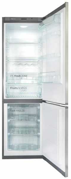 Холодильник Snaige з нижн. мороз., 194.5x60х65, холод.відд.-208л, мороз.відд.-88л, 2дв., A++, ST, зона св-ті, сірий (RF58SG-P5CBNF) RF58SG-P5CBNF фото