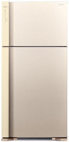 Холодильник Hitachi з верхн. мороз., 184x86х74, холод.відд.-405л, мороз.відд.-145л, 2дв., А++, NF, інв., зона нульова, бежевий (R-V660PUC7-1BEG) R-V660PUC7-1BEG фото