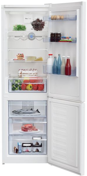 Холодильник Beko с нижн. мороз., 186x60x67, холод.отд.-215л, мороз.отд.-109л, 2дв., А++, NF, белый RCNA366I30W RCNA366K30W фото