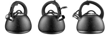 Чайник Ardesto Gemini, 2.5 л, черный мрамор, нержавеющая сталь (AR1957KS) AR1957KS фото