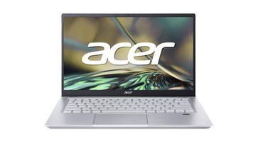 Ноутбук Acer Swift X SFX14-42G 14" IPS FHD, AMD R5-5625U, 16GB, F512GB, NVD3050-4, Lin, серый (NX.K78EU.00A) NX.K78EU.00A фото