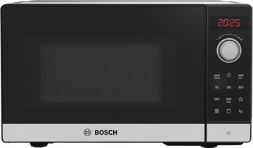 Мікрохвильова піч Bosch, 20л, електр. управл., 800Вт, гриль, дисплей, чорний FEL023MS1 FEL023MS1 фото