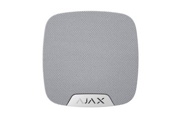 Бездротова сирена для приміщень Ajax HomeSiren, 105 дБ, jeweller, бездротова, білий (000001142) 000001142 фото