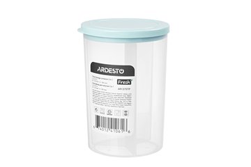 Контейнер для сипучих Ardesto Fresh 3 в 1, 3 х 0,75 л, тіффані, пластик (AR1375TP) AR1375TP фото