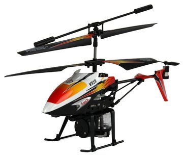 Вертоліт на пульті 3-к р/к мікро WL Toys V319 SPRAY з водяною пушкою (помаранчевий) WL-V319 фото