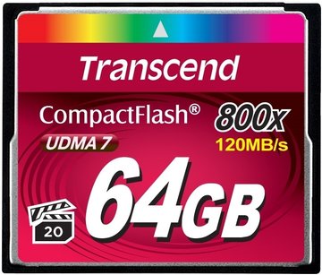 Карта пам'ятi Transcend 64GB CF 800X TS64GCF800 фото