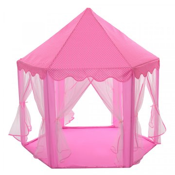 Детская палатка "Пирамида" Bambi M 6113 140х140х135 см Розовый (M 6113(Pink)) M 6113 фото