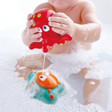 Набор игрушек для ванной и бассейна Hape Осьминог и морская звезда (E0213) E0213 фото